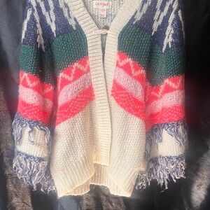 Cat & Jack Multicolor Knit Cardigan